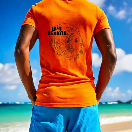 Ti-shirt du centrte de plongée Lanj Karayib